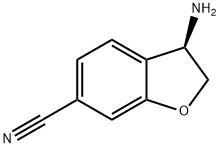 (3R)-3-AMINO-2,3-DIHYDROBENZO[B]FURAN-6-CARBONITRILE Structure