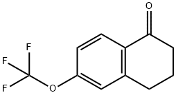 6-(Trifluoromethoxy)-3,4-dihydronaphthalen-1(2H)-one 구조식 이미지