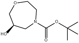 (R)-4-Boc-6-hydroxy-[1,4]oxazepane 구조식 이미지