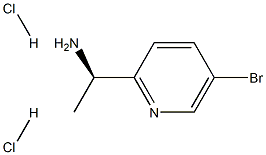 (R)-1-(5-BROMO-PYRIDIN-2-YL)-ETHYLAMINE DIHYDROCHLORIDE Structure