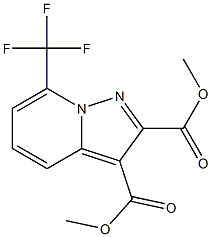 2,3-DIMETHYL 7-(TRIFLUOROMETHYL)PYRAZOLO[1,5-A]PYRIDINE-2,3-DICARBOXYLATE Structure