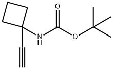 N-Boc-1-ethynylcyclobutanamine 구조식 이미지