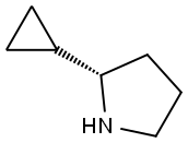 (S)-2-Cyclopropyl-pyrrolidine Structure