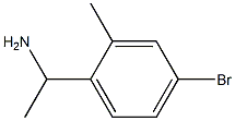 1-(4-BROMO-2-METHYLPHENYL)ETHAN-1-AMINE Structure