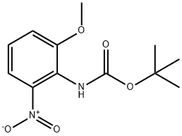tert-butyl 2-methoxy-6-nitrophenylcarbamate 구조식 이미지