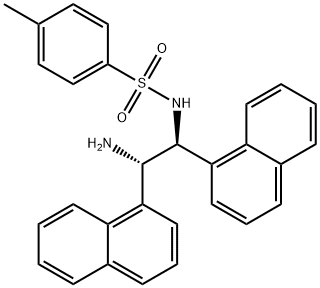 (1S,2S)-N-p-Tosyl-1,2-di(1-naphthyl)ethylenediamine 구조식 이미지
