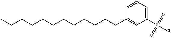 3-Dodecylbenzene-1-sulfonyl chloride Structure