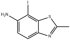 7-Iodo-2-methylbenzo[d]thiazol-6-amine 구조식 이미지