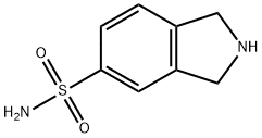 2,3-Dihydro-1H-isoindole-5-sulfonic acid amide 구조식 이미지