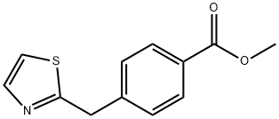 methyl 4-(thiazol-2-ylmethyl)benzoate Structure