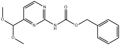 Benzyl (4-(Dimethoxymethyl)Pyrimidin-2-Yl)Carbamate Structure