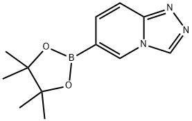 6-(4,4,5,5-tetramethyl-1,3,2-dioxaborolan-2-yl)-[1,2,4]triazolo[4,3-a]pyridine Structure