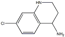 7-Chloro-1,2,3,4-tetrahydroquinolin-4-amine 구조식 이미지