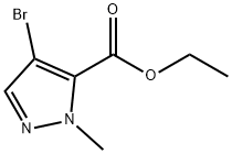 1H-Pyrazole-5-carboxylic acid, 4-bromo-1-methyl-, ethyl ester Structure
