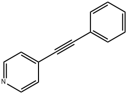 4-(2-phenylethynyl)pyridine
 Structure