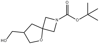 tert-Butyl 7-(hydroxymethyl)-5-oxa-2-azaspiro[3.4]octane-2-carboxylate Structure