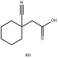 Potassium 2-(1-cyanocyclohexyl)acetate Structure