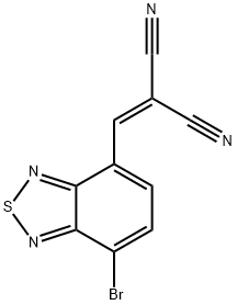 4-브로모-7-(2,2-디시아노비닐)-2,1,3-벤조티아디아졸 구조식 이미지