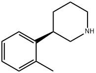 Piperidine, 3-(2-methylphenyl)-, (3R)- Structure