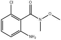 2-Amino-6-chloro-N-methoxy-N-methyl-benzamide Structure