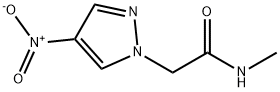 N-methyl-2-(4-nitro-1H-pyrazol-1-yl)acetamide Structure