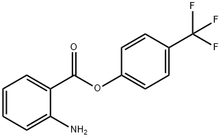 4-(Trifluoromethyl)phenyl 2-aminobenzoate 구조식 이미지