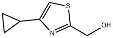 (4-cyclopropylthiazol-2-yl)methanol 구조식 이미지