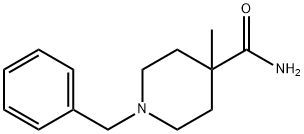 1-Benzyl-4-methyl-piperidine-4-carboxylic acid amide Structure