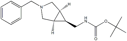 Tert-Butyl (((Meso-1R,5S,6S)-3-Benzyl-3-Azabicyclo[3.1.0]Hexan-6-Yl)Methyl)Carbamate Structure