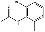 N-(4-Bromo-2-methylpyridin-3-yl)acetamide 구조식 이미지