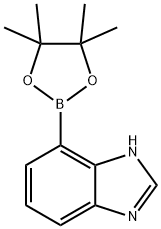 4-(Tetramethyl-1,3,2-dioxaborolan-2-yl)-3H-1,3-benzodiazole 구조식 이미지