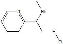 N-methyl-1-(pyridin-2-yl)ethanamine hydrochloride Structure