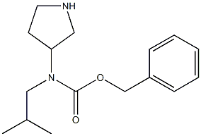 Isopropyl-pyrrolidin-3-ylmethyl-carbamic acid benzyl ester 구조식 이미지