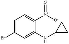 (5-Bromo-2-Nitro-Phenyl)-Cyclopropyl-Amine Structure