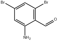 Benzaldehyde, 2-amino-4,6-dibromo- 구조식 이미지