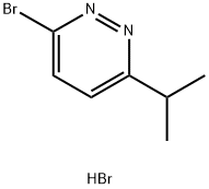 3-브로모-6-이소프로필-피리다진브롬화수소산염 구조식 이미지