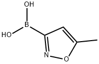 B-(5-methyl-3-isoxazolyl)Boronic acid 구조식 이미지