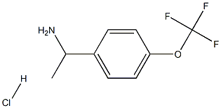 1-(4-(TRIFLUOROMETHOXY)PHENYL)ETHANAMINE HYDROCHLORIDE Structure