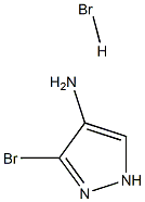 3-Bromo-1H-pyrazol-4-amine hydrobromide 구조식 이미지