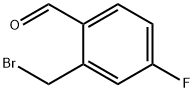 2-(bromomethyl)-4-fluorobenzaldehyde Structure