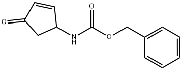 benzyl N-(4-oxocyclopent-2-en-1-yl)carbamate Structure