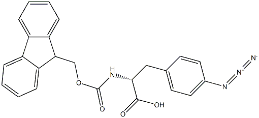 4-Azido-N-Fmoc-D-phenylalanine 구조식 이미지