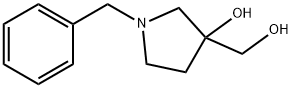 1-benzyl-3-(hydroxymethyl)pyrrolidin-3-ol 구조식 이미지