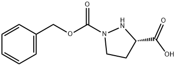 1,3-Pyrazolidinedicarboxylic acid, 1-(phenylmethyl) ester, (3S)- Structure