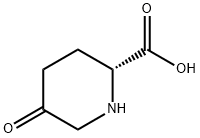 (2R)-5-Oxo-piperidine-2-carboxylic acid 구조식 이미지