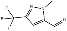2-Methyl-5-(trifluoromethyl)pyrazole-3-carbaldehyde 구조식 이미지