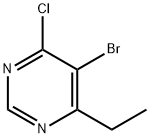 5-bromo-4-chloro-6-ethylpyrimidine Structure