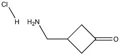 3-(Aminomethyl)cyclobutanone hydrochloride Structure