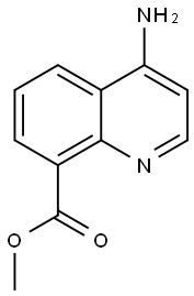 methyl4-aminoquinoline-8-carboxylate hydrochloride 구조식 이미지
