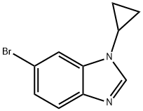 6-bromo-1-cyclopropyl-1H-benzo[d]imidazole Structure